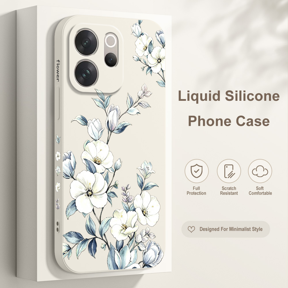 Vivo V40 - Funda de teléfono Winding Flora para