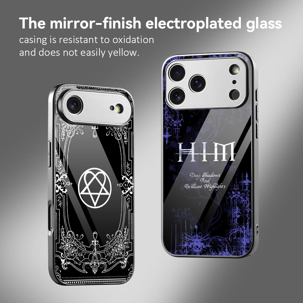 Apple Iphone 15 - Funda para Teléfono ROCK Band H-HIM
