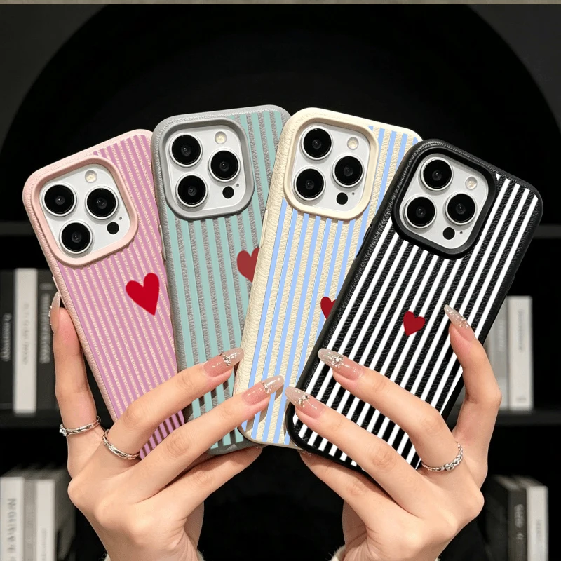 Realme Note 50 - Funda colorida con diseño de corazón