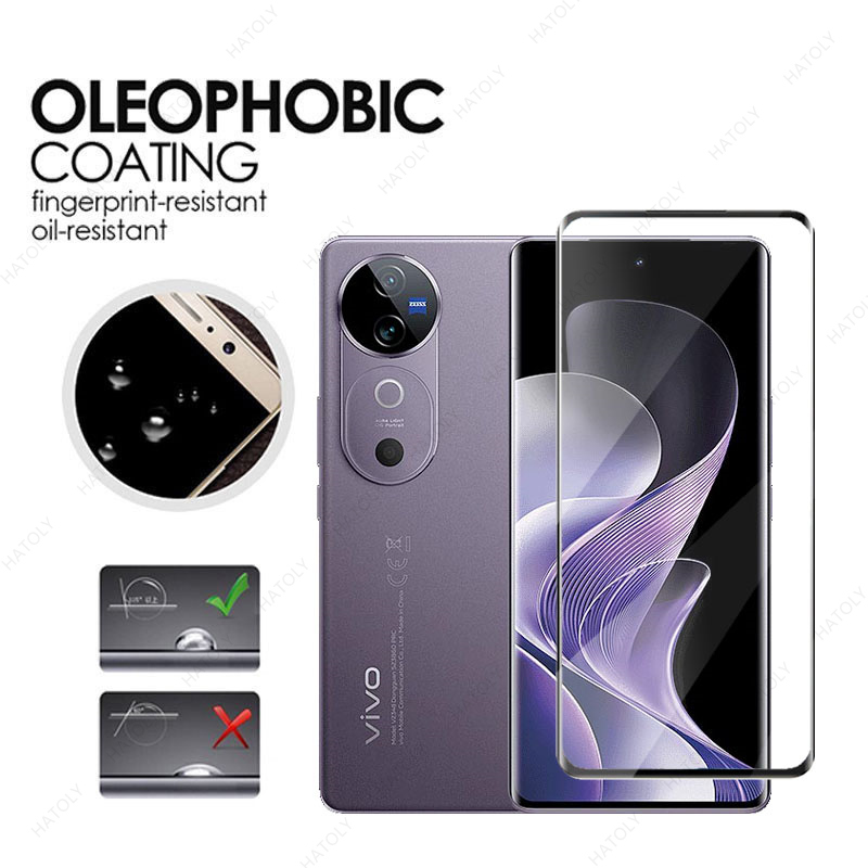 Vivo V40 - Protector de pantalla de vidrio templado