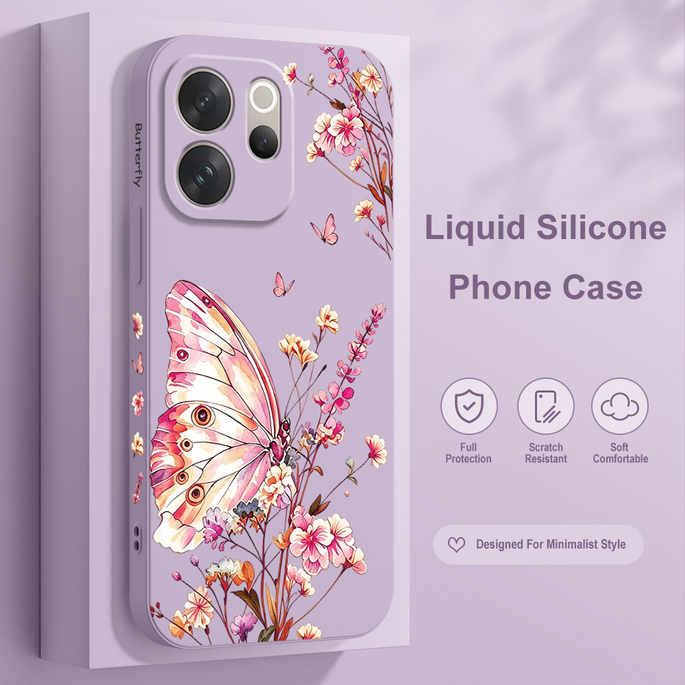 Vivo V40 - Funda de teléfono Butterfly Sprig para
