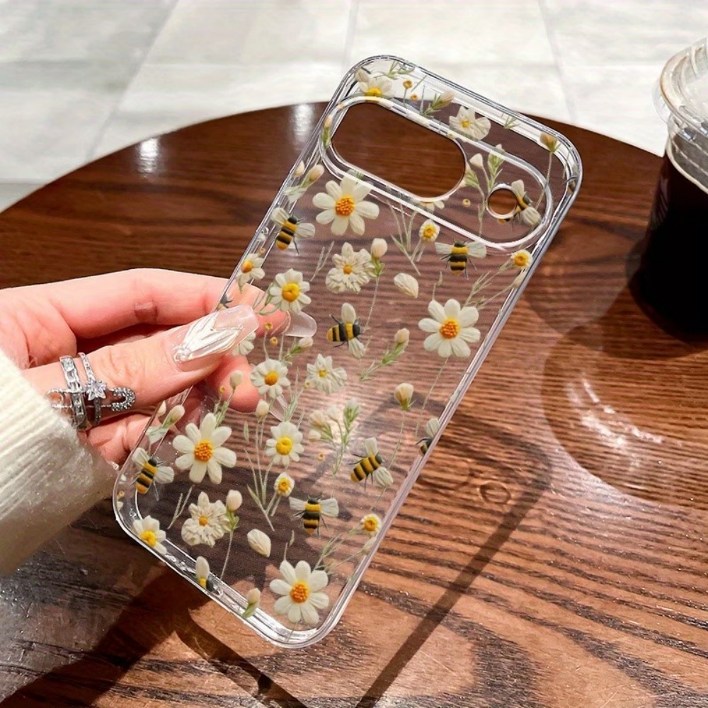 Google Pixel 8A - Funda de teléfono transparente suave con