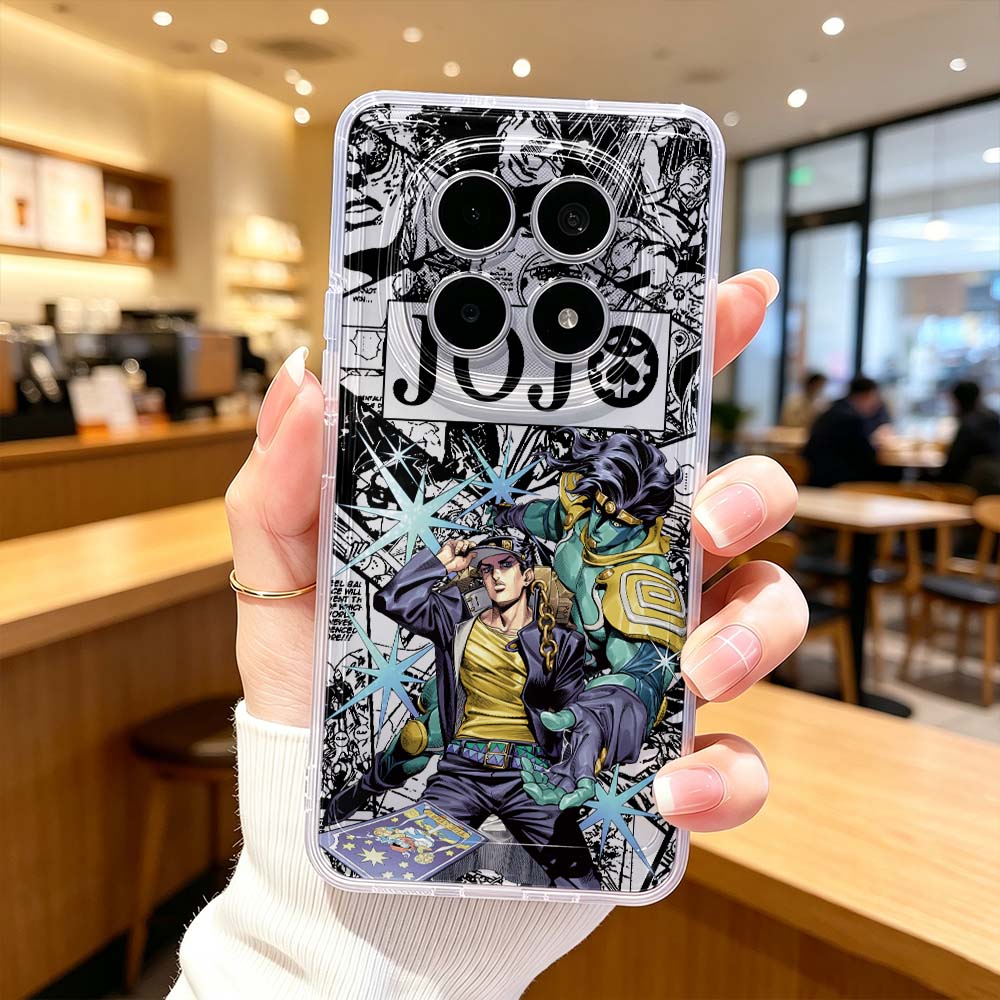 Xiaomi Poco X6 - Funda Protectora Transparente JOJO Cute para