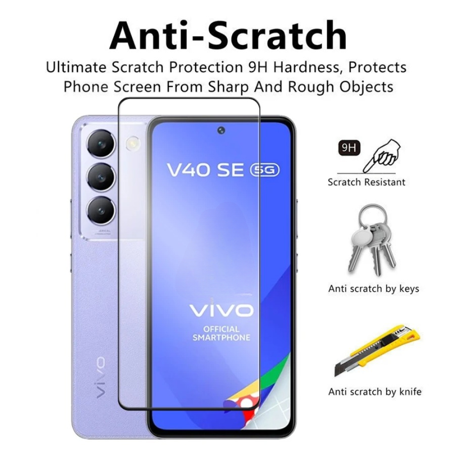 Protector de pantalla de vidri - Vivo V40 reseña y precio