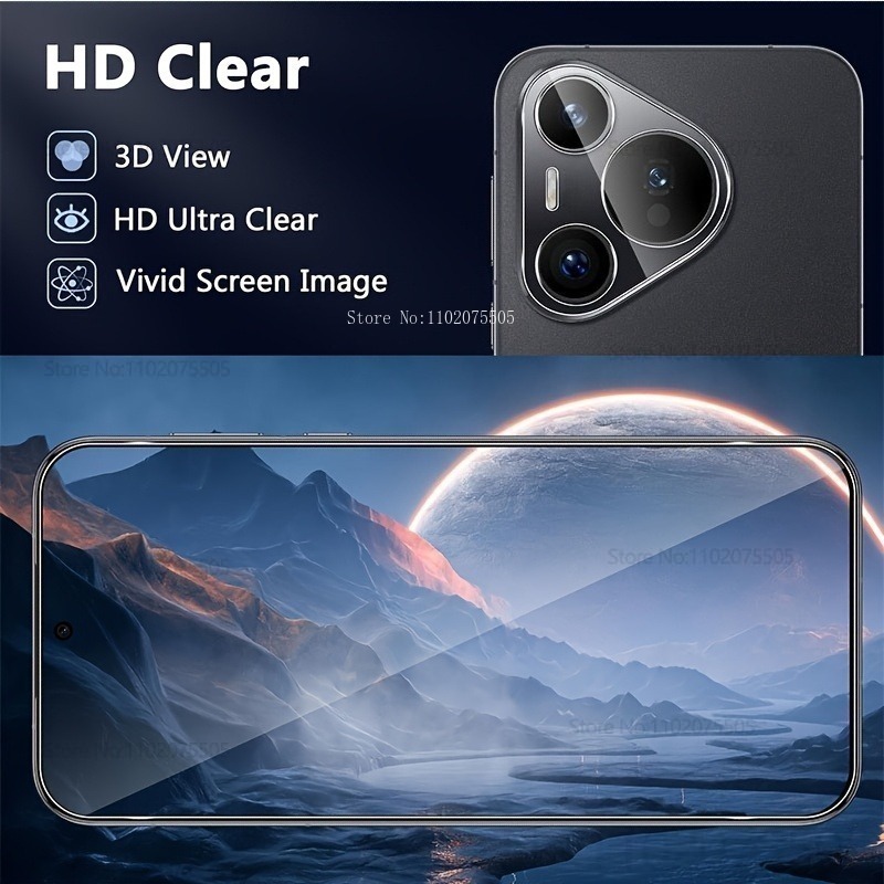 [4 en 1] 2 uds de vidrio templ - Huawei Pura 70 reseña y precio