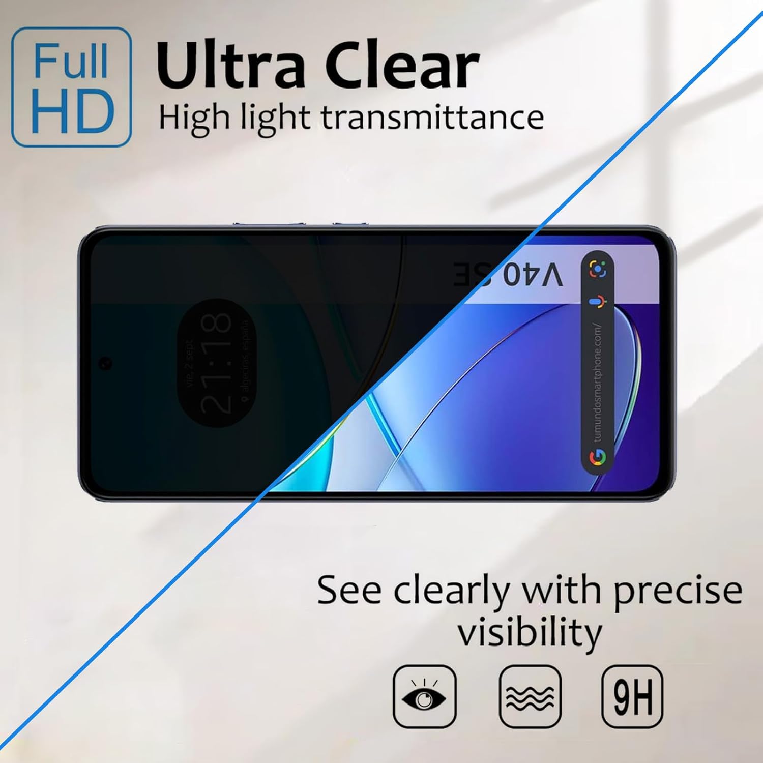 Para VIVO V40 SE Protector de  - Vivo V40 reseña y precio