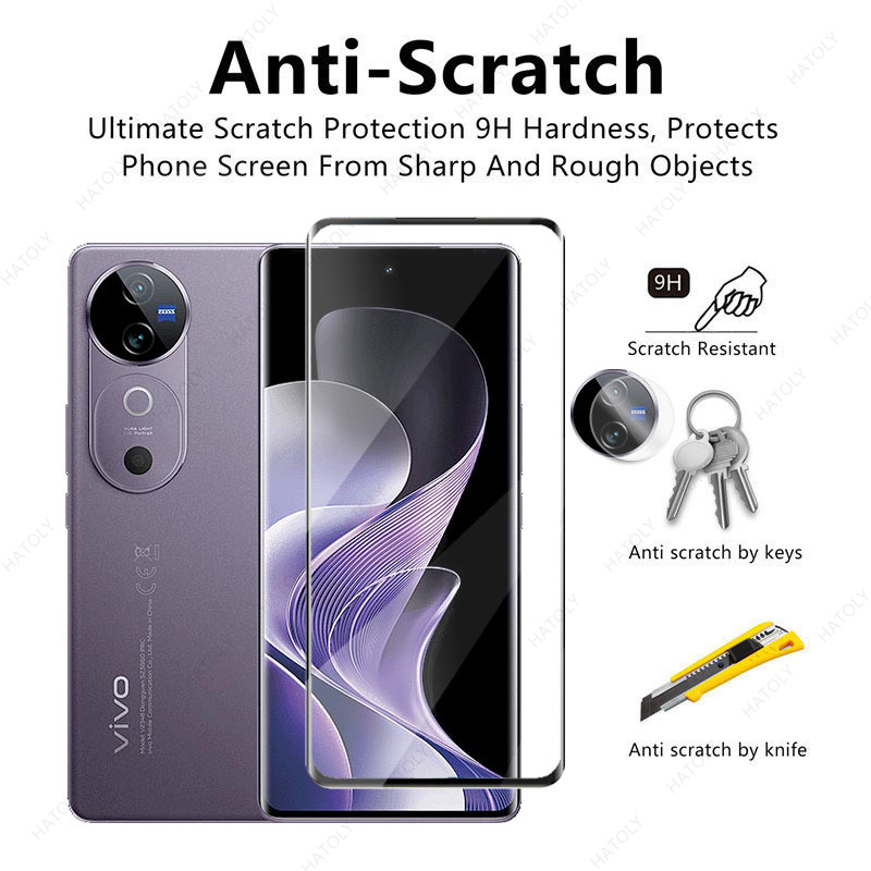Protector de pantalla de vidri - Vivo V40 reseña y precio