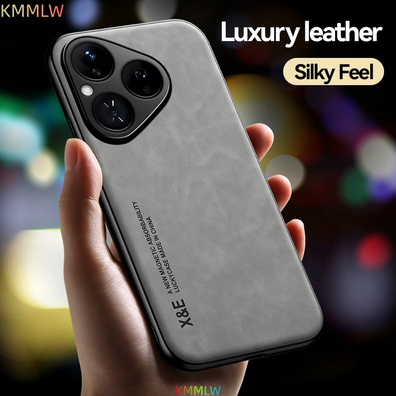 Funda de cuero de lujo para Hu - Huawei Pura 70 reseña y precio