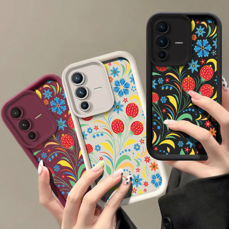 Funda de teléfono con flores p - Vivo V40 reseña y precio