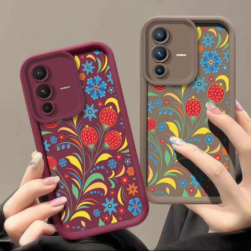 Funda de teléfono con flores p - Vivo V40 reseña y precio